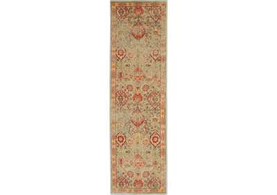 Image for Nourison Somerset ST90 Light Green 8' Runner Hallway Rug