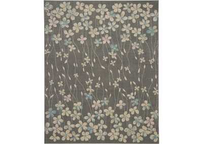 Image for Nourison Tranquil TRA04 Grey 8'x10' Large Rug