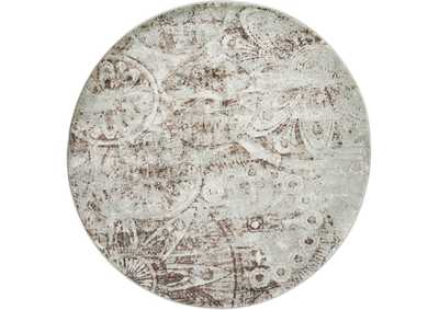 Image for Nourison Euphoria EUP03 Grey 8' Round Large Rug