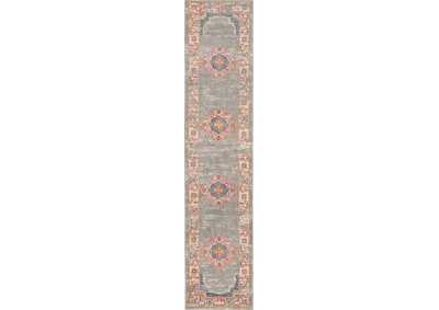 Image for Nourison Passion PSN03 Grey 10' Runner Hallway Rug