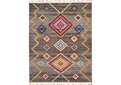 Image for Nourison Nomad NMD05 Grey Multicolor 8'x11' Oversized Rug