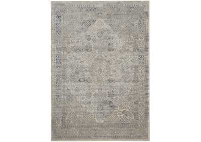 Image for kathy ireland Home Malta MAI01 Blue and Ivory 9'x12' Rug