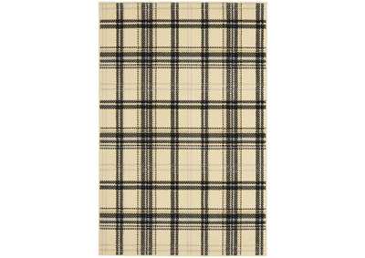 Image for Nourison Grafix GRF03 Black and White 4'x6' Area Rug