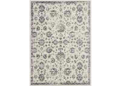 Image for Nourison Fusion FSS15 Cream and Grey 10'x13' Oversized Plush Shag Rug