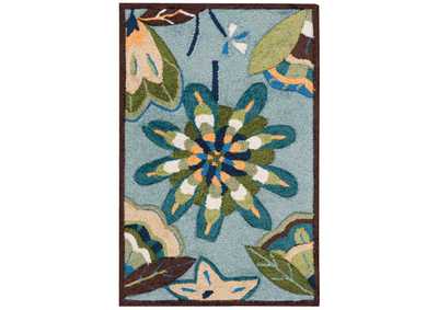 Image for Nourison Fantasy 2'x4' Blue Area Rug