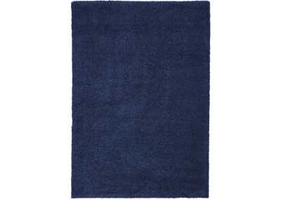 Image for Nourison Malibu Shag MSG01 Dark Blue 7'x10' Large Rug