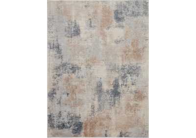 Image for Nourison Rustic Textures RUS02 Beige and Grey 8'x11' Oversized Rug