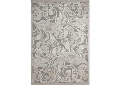 Image for Nourison Graphic Illusions 2'x4' Grey Area Rug