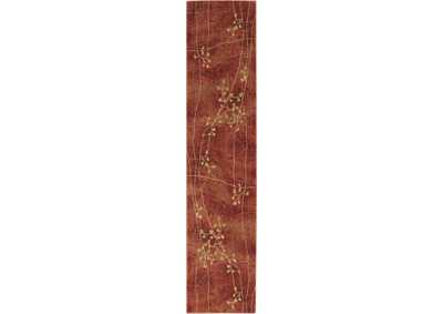 Image for Nourison Somerset ST74 Red 10' Runner Hallway Rug
