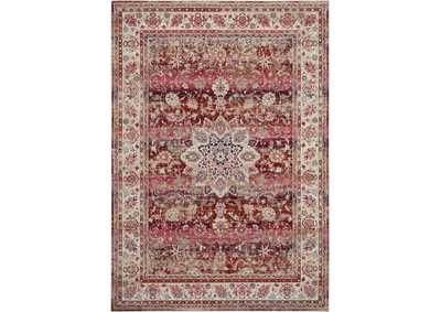 Image for Nourison Vintage Kashan VKA01 Burgundy Multicolor 5'x8' Oushak Area Rug