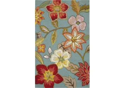 Image for Nourison Fantasy 2'x4' Blue Area Rug