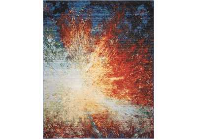 Image for Nourison Chroma CRM02 Red Multicolor 9'x12' Oversized Rug
