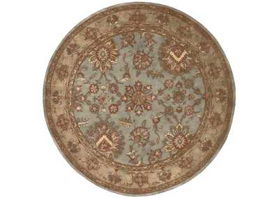 Image for Nourison Jaipur JA19 Blue Multicolor 8' Round Rug