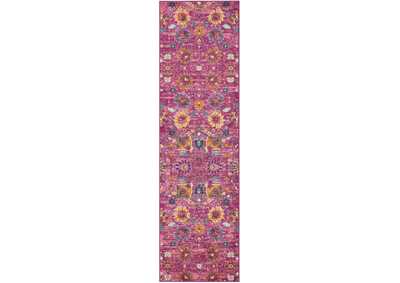 Image for Nourison Passion PSN01 Pink 8' Runner Hallway Rug