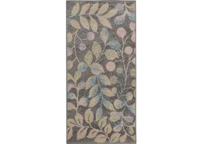 Image for Nourison Tranquil 2'x4' Beige and Grey Botanical Small Rug