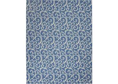 Image for Nourison Grafix GRF19 Blue 8'x10' Large Rug
