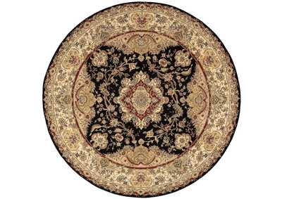 Image for Nourison 2000 2028 Black 8' Round Area Rug