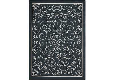 Image for Nourison Home & Garden RS019 Black 5'x8' Area Rug