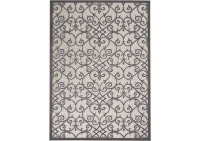 Image for Nourison Aloha 4'x6' Grey Patio Area Rug