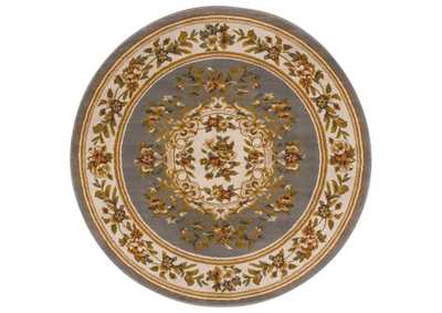 Image for Nourison Paramount PAR37 Grey and Blue 5' Round Area Rug