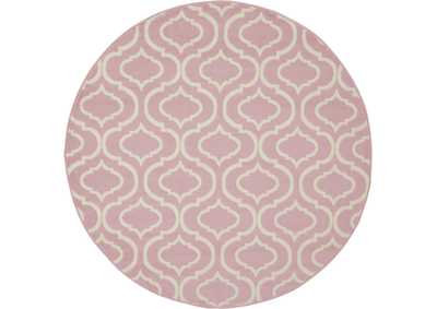 Image for Nourison Jubilant JUB19 Pink 5' Round Moroccan Area Rug