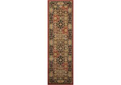 Image for Nourison Delano DEL03 Multicolor 8' Runner Hallway Rug
