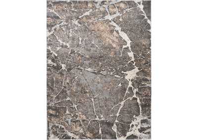 Image for kathy ireland Home Heritage KI351 Grey 8'x11' Oversized Rug