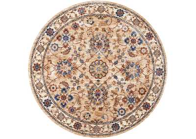 Image for Nourison Lagos LAG04 Beige Multicolor 5' Round Area Rug