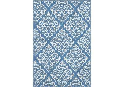 Image for Nourison Grafix GRF06 Blue 4'x6' Area Rug