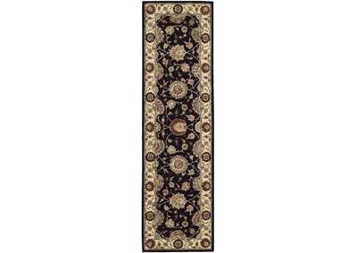 Image for Nourison 2000 2204 Navy Blue 8' Runner Area Rug