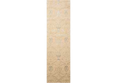 Image for Nourison Luminance LUM07 Beige 8' Runner Hallway Rug
