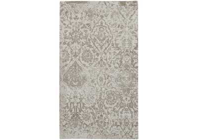 Image for Nourison Damask 2' X 4' White Vintage Area Rug