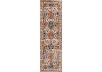 Image for Nourison Lagos LAG05 Multicolor 8' Runner Low-pile Hallway Rug