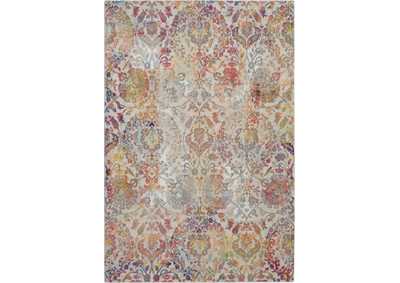 Image for Nourison Ankara Global ANR06 White and Orange 4'x6' French Country Area Rug