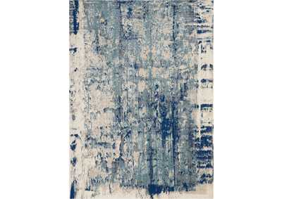 Image for Nourison Maxell MAE16 Blue and Ivory 4'x6' Area Rug