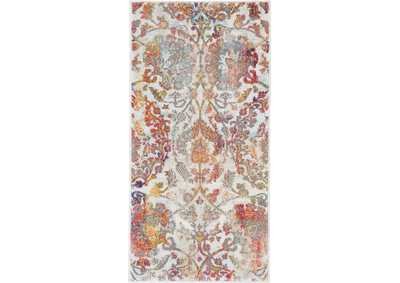 Image for Nourison Ankara Global ANR06 White and Orange French Country Area Rug