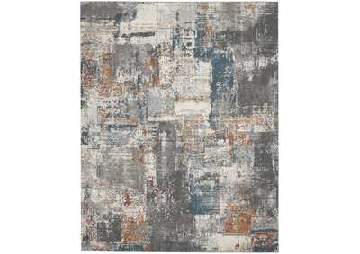 Image for Nourison Tangra 8'x10' Grey Multi Area Rug