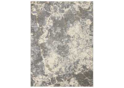 Image for kathy ireland Home Sahara KI394 Grey and White 4'x6' Area Rug