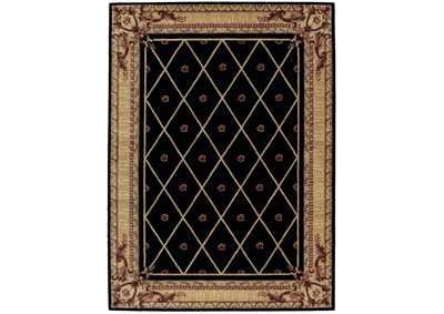 Image for Nourison Ashton House AS03 Black 5'x8' Area Rug