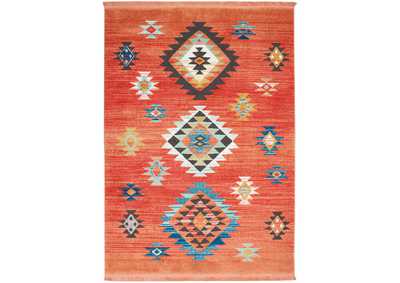 Image for Nourison South Western NAV07 Red 7'x10' Large Rug