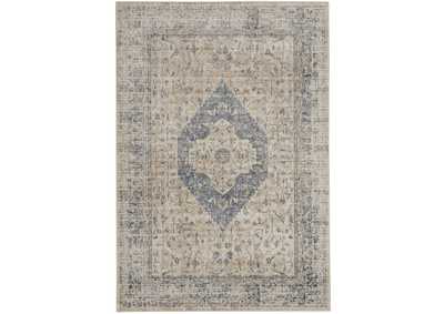 Image for Malta by kathy ireland Home MAI11 Ivory/Blue 5'x8' Area Rug