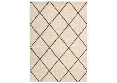 Image for Nourison Brisbane BRI03 White and Black 8'x10' Rug