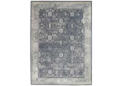 Image for Malta by kathy ireland Home MAI12 Navy/Ivory 9'x12' Area Rug