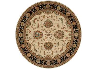 Image for Nourison Living Treasures LI04 Beige Multicolor 8' Round Rug