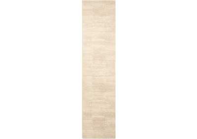 Image for Nourison Silk Elements SKE21 White 10' Runner Hallway Rug