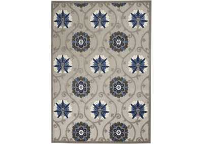 Image for Nourison Aloha 4'x6' Grey Patio Area Rug