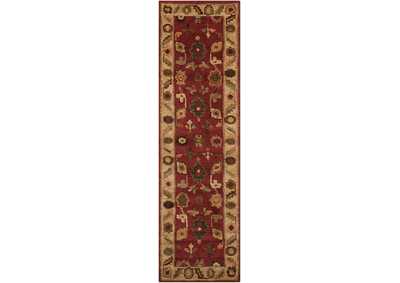 Image for Nourison Tahoe TA08 Red 8' Runner Hallway Rug