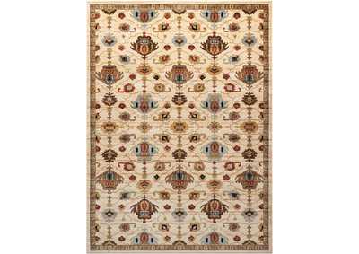 Image for Nourison Delano DEL02 White Multicolor 6'x9' Area Rug
