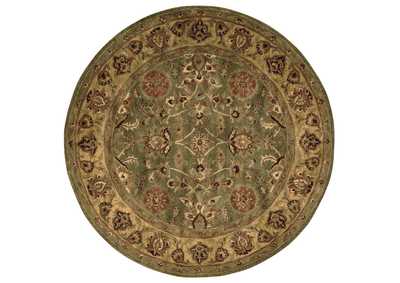 Image for Nourison Jaipur JA12 Green Multicolor 8' Round Rug