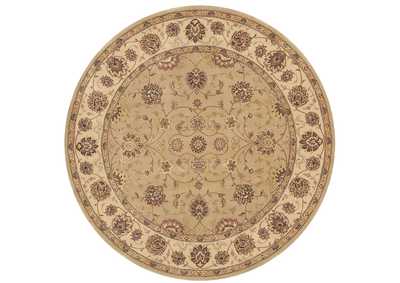 Image for Nourison 2000 2071 Camel 6' Round Area Rug